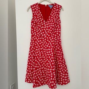 Draper James Red Love Circle Dress in Poppy